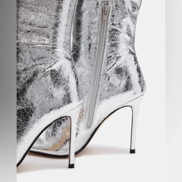 Steve Madden “Epic Silver”, Over the Knee, Thigh High Boots - Picture 4 of 11